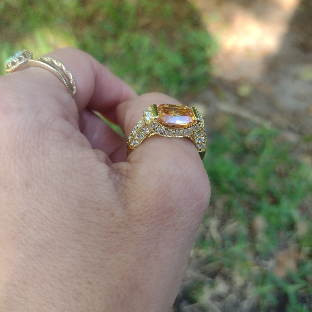NWOT SS 925 Citrine Ring! 💍 - Picture 13 of 13